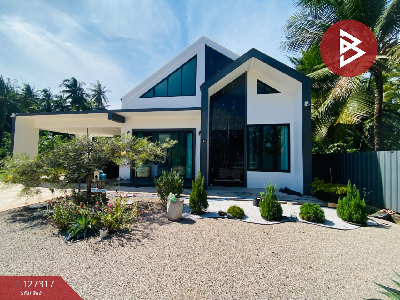 ขายบ้านเดี่ยวพร้อมที่ดิน เนื้อที่ 1 ไร่ 1 งาน 84.4 ตร.วา บ้านปรก สมุทรสงคราม 1