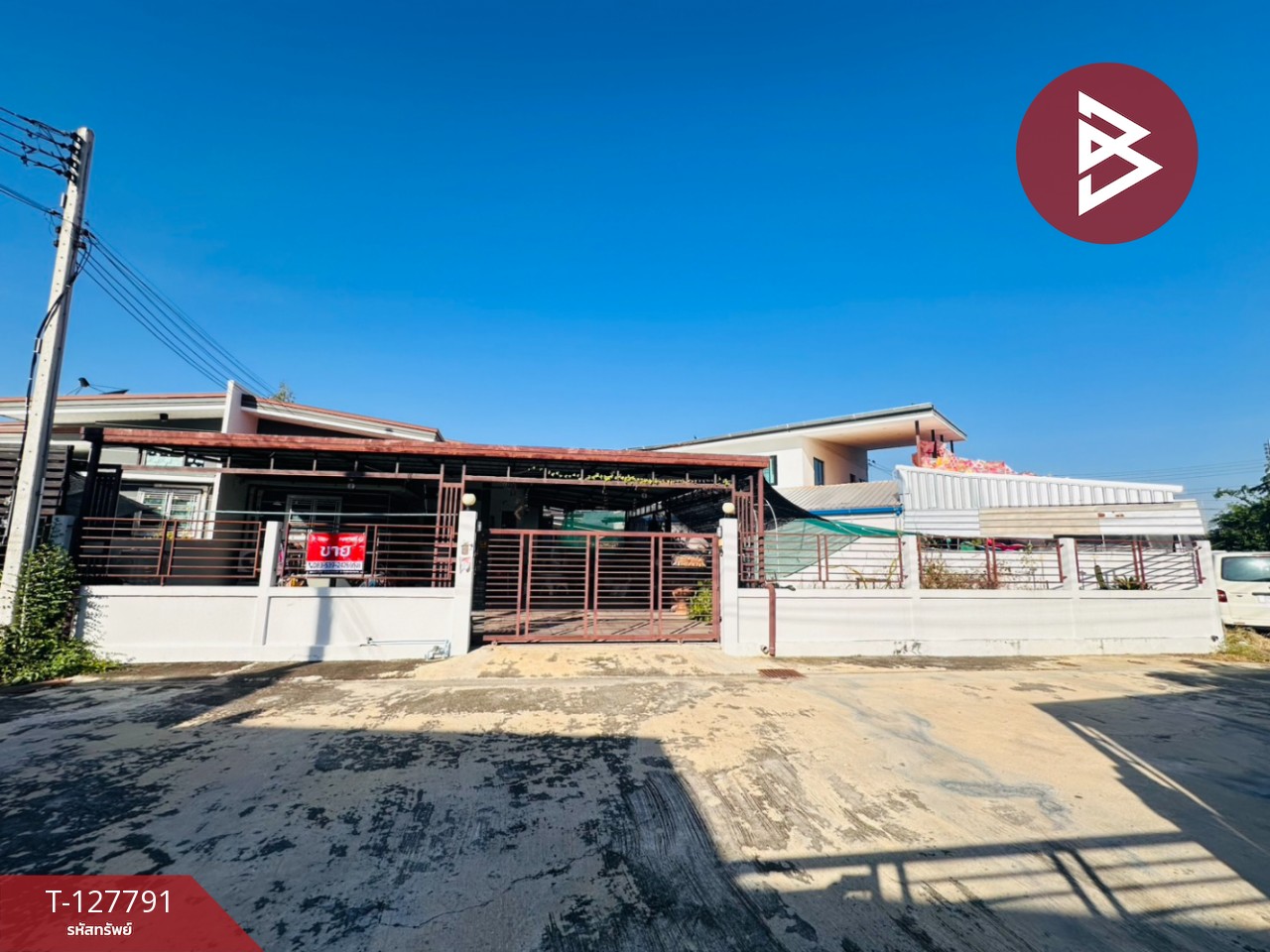 ขายบ้านแฝด หมู่บ้านแคทวิว บ้านโป่ง ราชบุรี 1