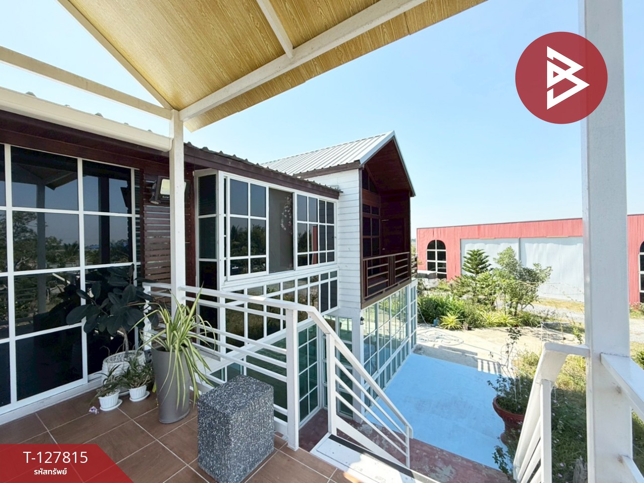 ขายหรือเช่าบ้านเดี่ยวพร้อมที่ดิน เนื้อที่ 4 ไร่ บางเลน นครปฐม 3