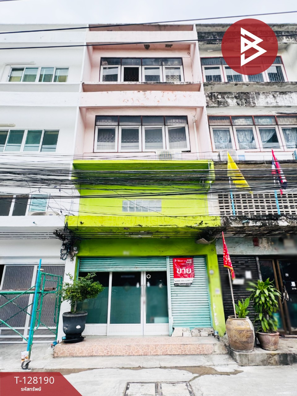 ขายอาคารพาณิชย์ 4 ชั้น เนื้อที่ 18 ตร.วา ท้ายบ้าน สมุทรปราการ 1