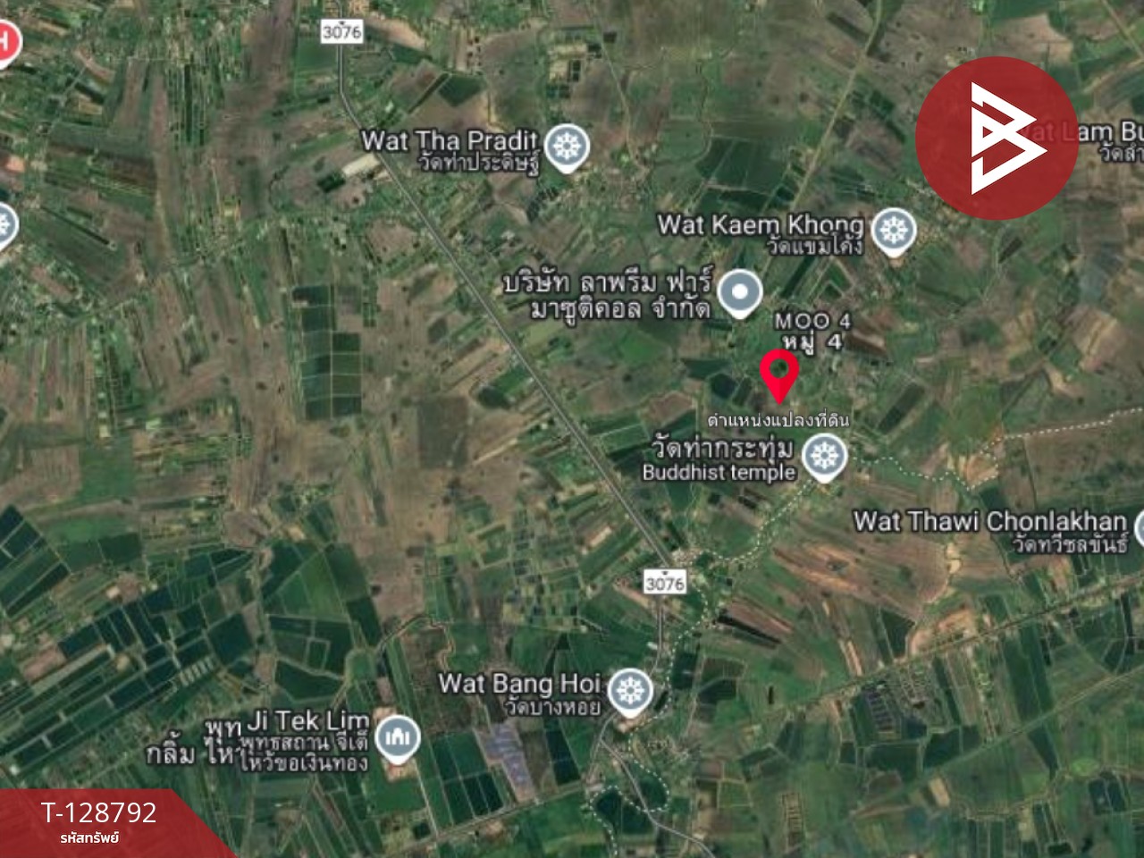 ขายที่ดินติดคลอง เนื้อที่ 15 ไร่ 1 งาน 71 ตร.วา ปากพลี นครนายก 9