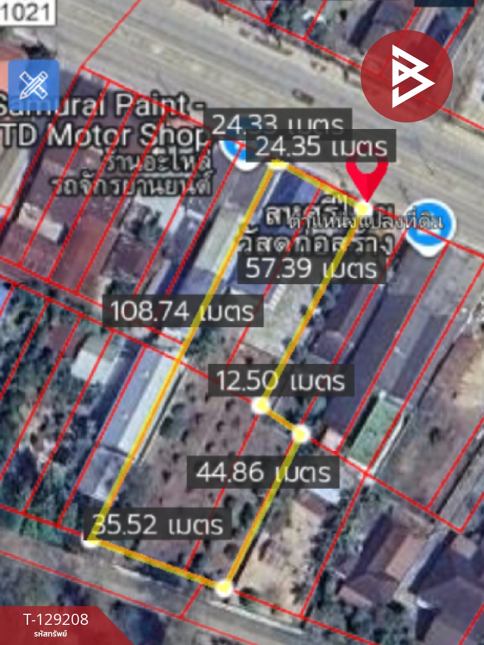 ขายอาคารพาณิชย์พร้อมที่ดิน เนื้อที่ 1 ไร่ 3 งาน 82.5 ตารางวา อ.เทิง เชียงราย 13