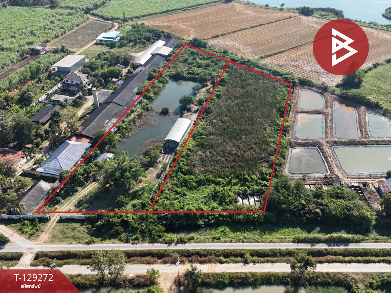 ขายที่ดิน เนื้อที่ 9 ไร่ 3 งาน 64 ตารางวา ต.ท่าผา อ.บ้านโป่ง จ.ราชบุรี 2