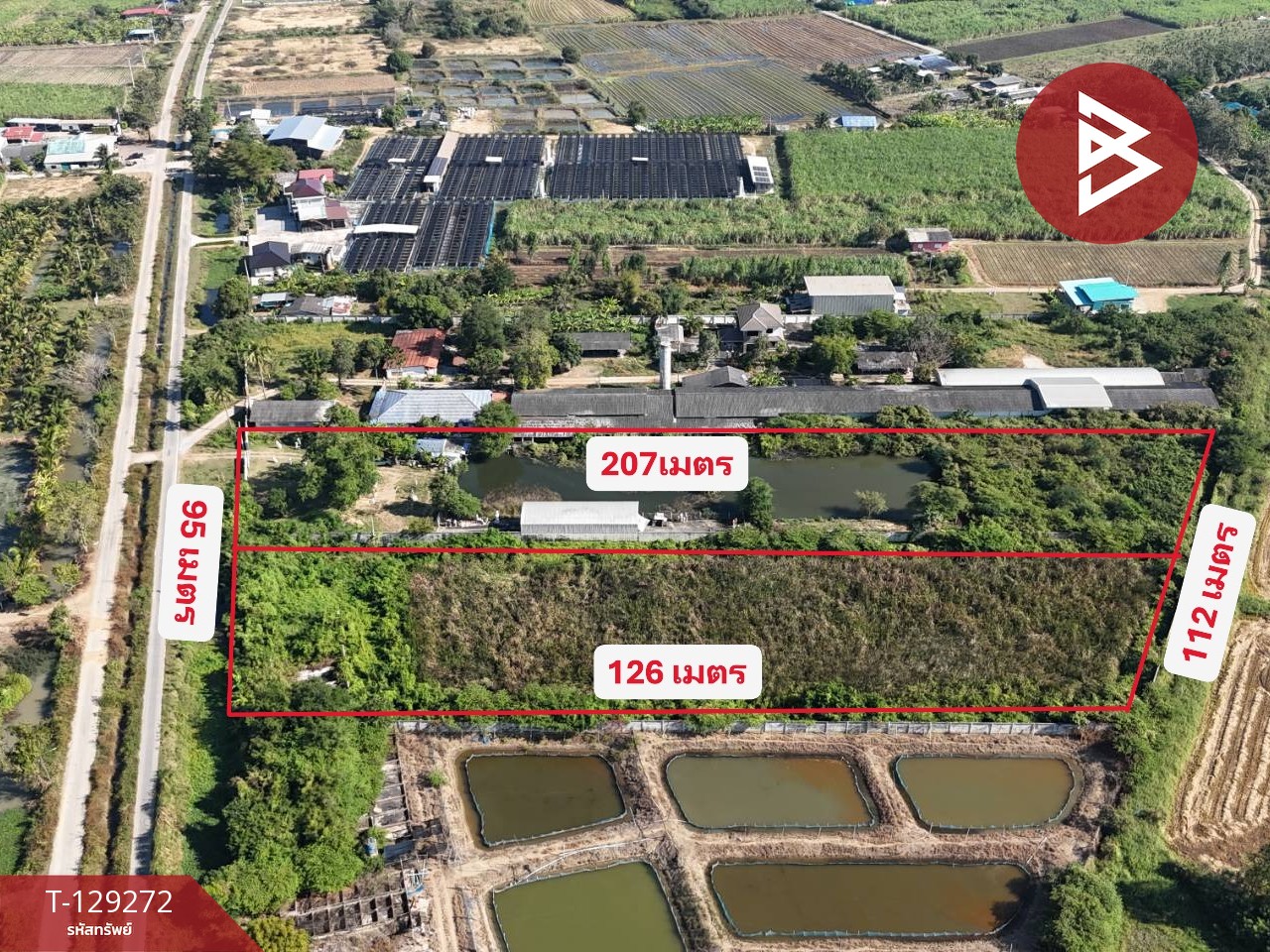 ขายที่ดิน เนื้อที่ 9 ไร่ 3 งาน 64 ตารางวา ต.ท่าผา อ.บ้านโป่ง จ.ราชบุรี 4