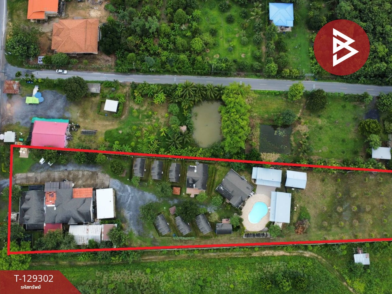 ขายโรงแรมหรู เนื้อที่ 4 ไร่ 5 ตารางวา ต.ชะอม สระบุรี วิวธรรมชาติ 3