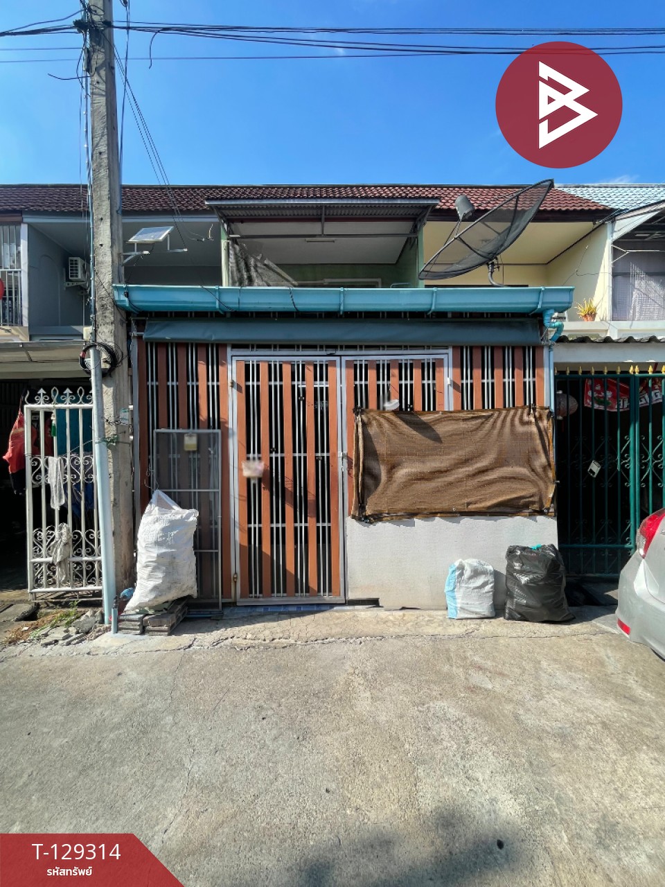 ขายทาวน์เฮ้าส์ 2 ชั้น เนื้อที่ 16.6 ตารางวา ลาดใหญ่ สมุทรสงคราม 1