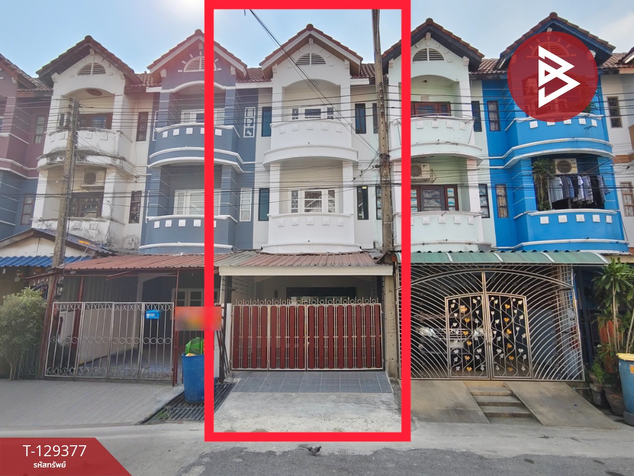 ขายทาวน์เฮ้าส์ หมู่บ้านเบญจศิริ เพชรเกษม 91 กระทุ่มแบน สมุทรสาคร 1