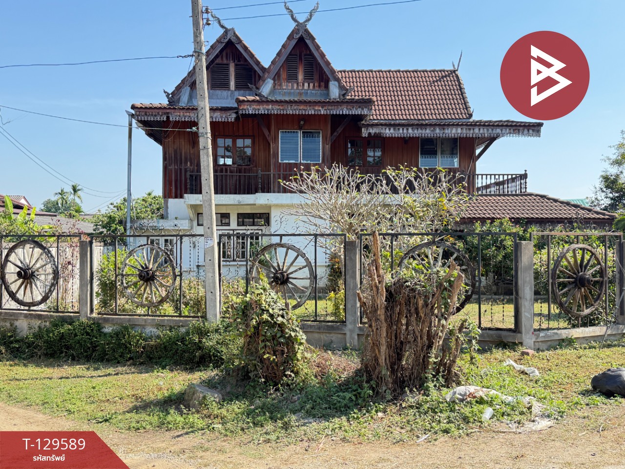 ขายบ้านเดี่ยวทรงเรือนไทยไม้สัก เนื้อที่ 200 ตารางวา ต.ดอนแก้ว เชียงใหม่ 1