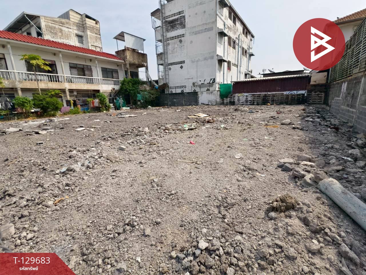 ขายที่ดินถมแล้ว เนื้อที่ 100 ตารางวา ซอยเทศบาลบางปู 47 ติดถนนหลัก ทำเลค้าขาย ใกล้ BTS เคหะ 9