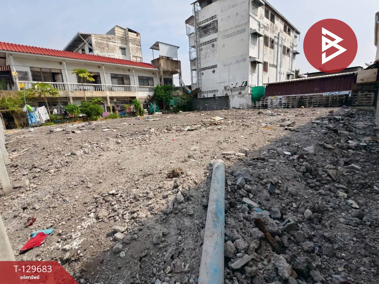 ขายที่ดินถมแล้ว เนื้อที่ 100 ตารางวา ซอยเทศบาลบางปู 47 ติดถนนหลัก ทำเลค้าขาย ใกล้ BTS เคหะ 7