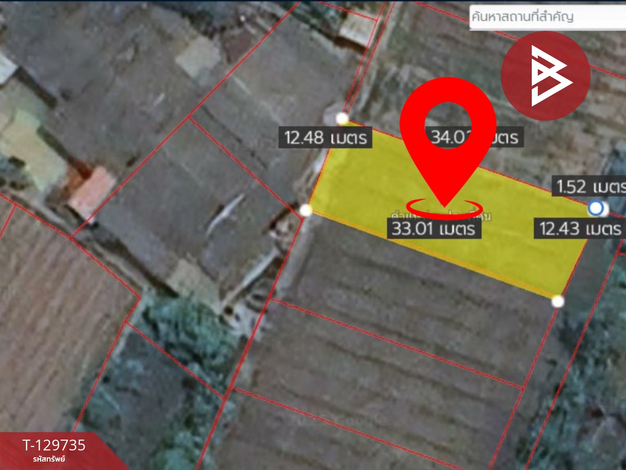 ขายที่ดินเปล่า เนื้อที่ 100 ตารางวา ติดคลองชลประทาน ต.ห้วยขวาง อ.กำแพงแสน นครปฐม 9