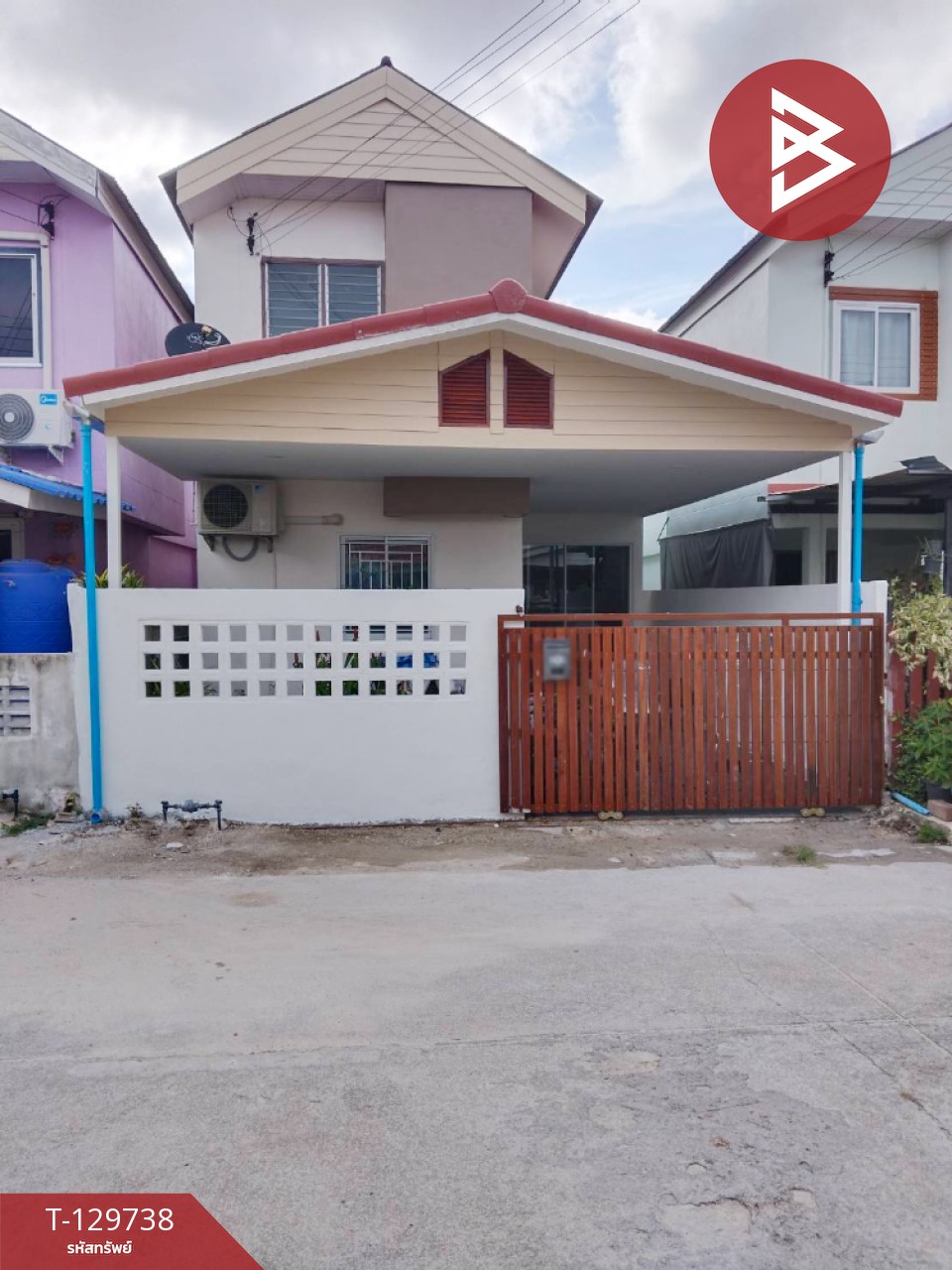 ขายบ้านเดี่ยว 2 ชั้น เนื้อที่ 21.2 ตร.วา บ้านฉาง ระยอง 1