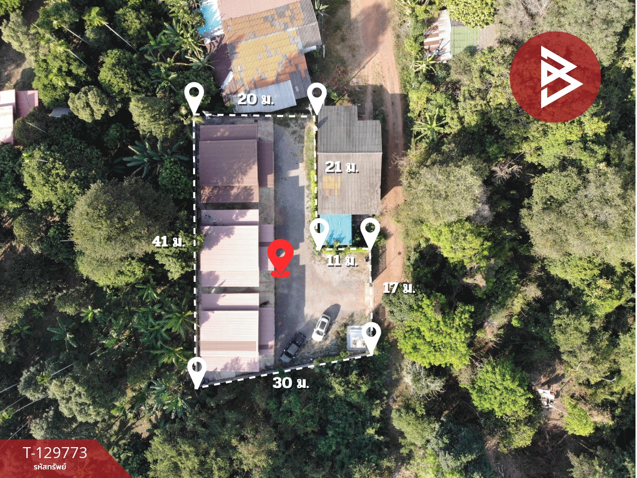 ขายที่ดินพร้อมสิ่งปลูกสร้าง เนื้อที่ 2 งาน 42 ตร.วา ไม้เค็ด ปราจีนบุรี 11