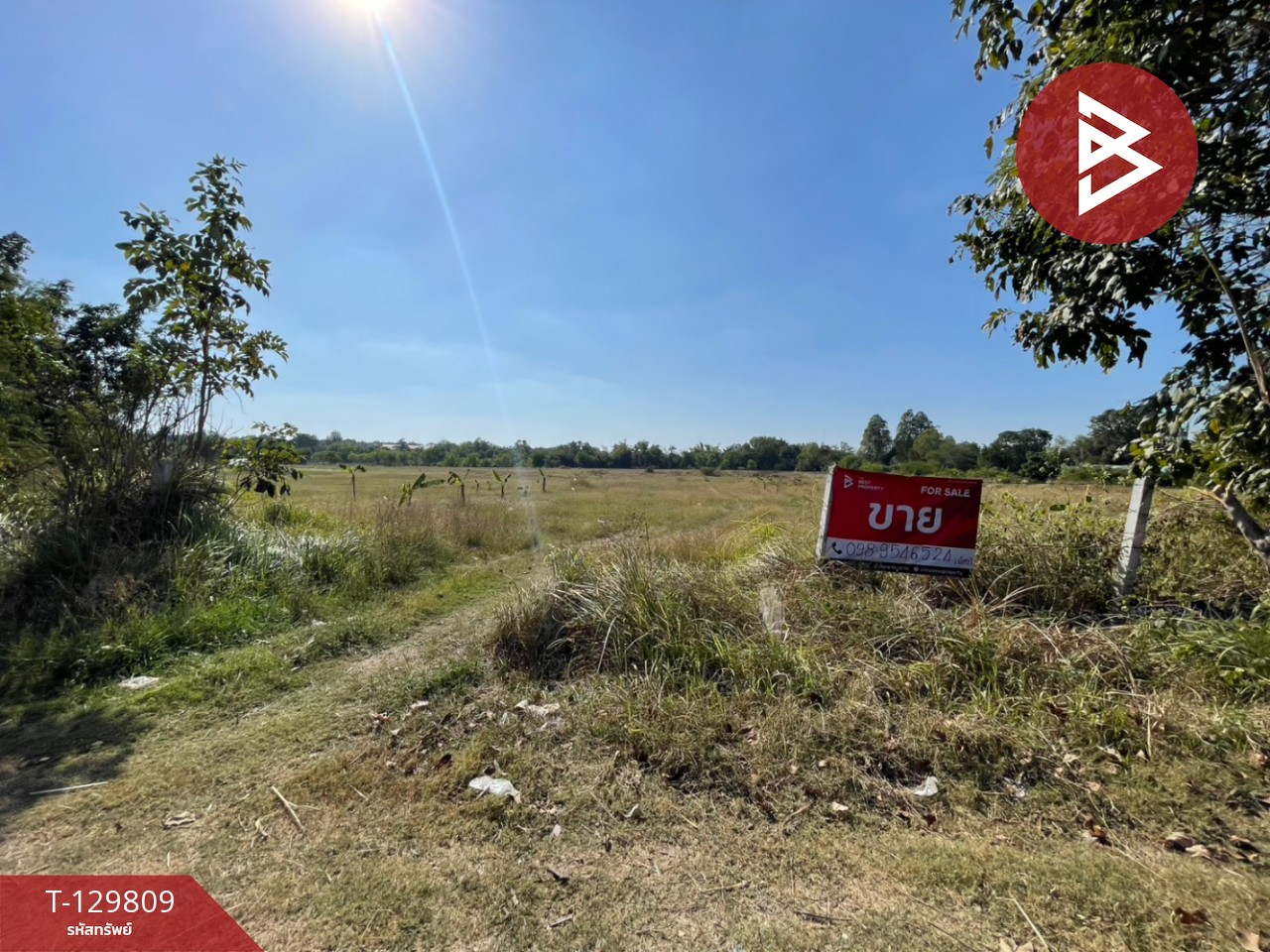 ขายที่ดินแปลงใหญ่ เนื้อที่ 26 ไร่ 3 งาน 98 ตารางวา อ.บ้านไผ่ จ.ขอนแก่น ติดคลองสาธารณะ 1