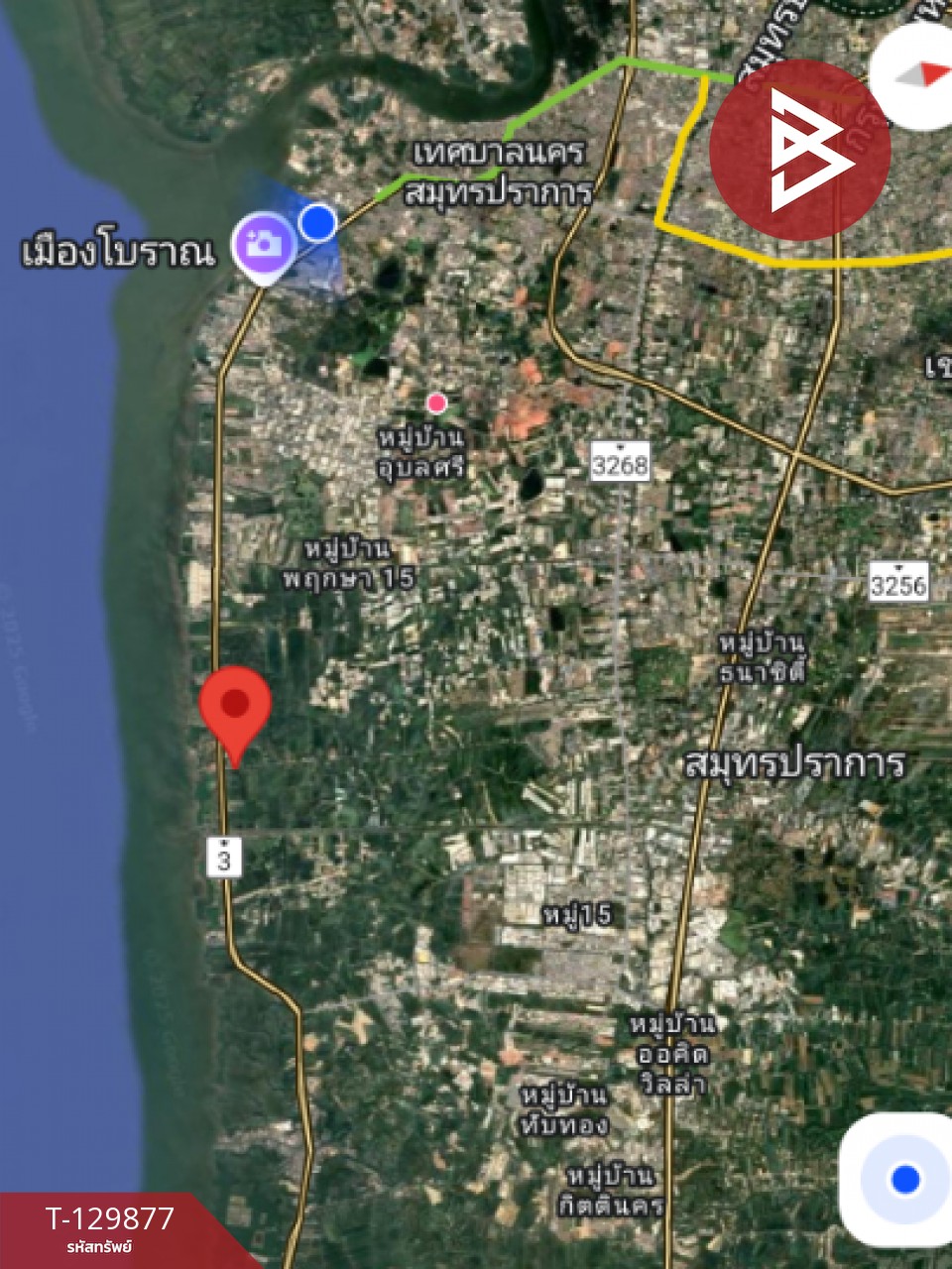 ขายด่วนที่ดินถมแล้ว เนื้อที่ 1 งาน 71.7 ตารางวา บางปู สมุทรปราการ 13