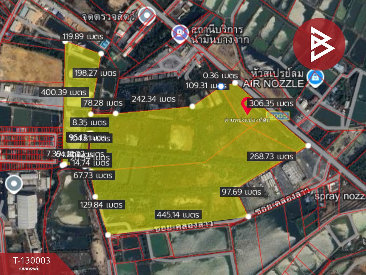 ขายที่ดินแปลงใหญ่ เนื้อที่ 148 ไร่ 2 งาน 10.3 ตร.วา บ้านโพธิ์ ฉะเชิงเทรา 11