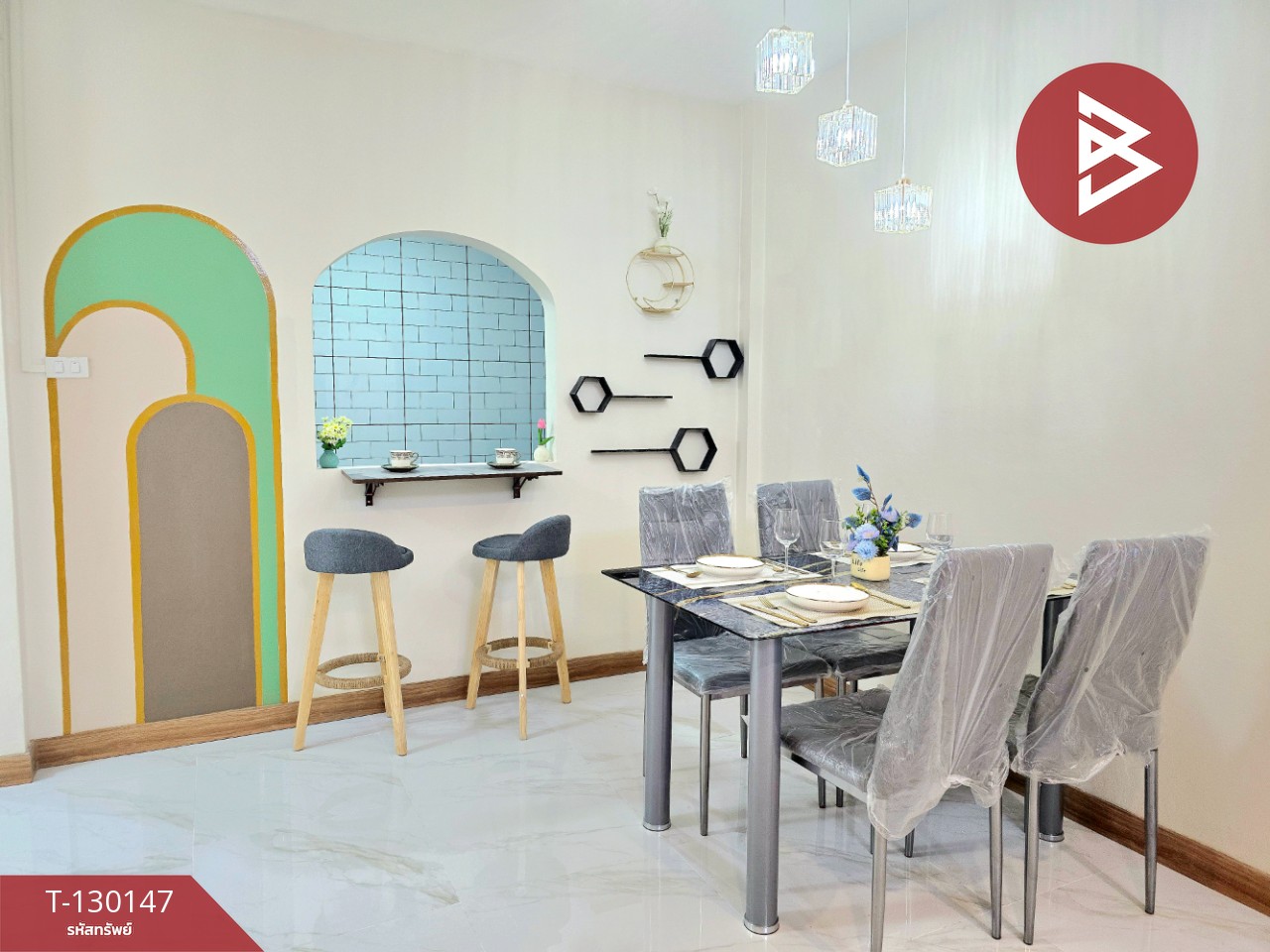 ขายทาวน์เฮ้าส์ หมู่บ้านวิเศษสุขนคร 16 ประชาอุทิศ 90 สมุทรปราการ บ้านสวย รีโนเวทพร้อมอยู่ ต่อเติมครัว Built-In พร้อมใช้งาน 7