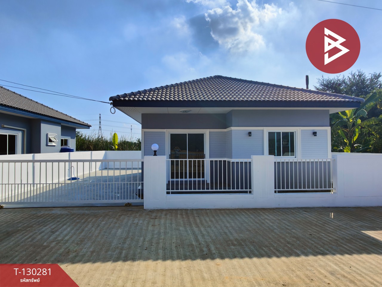 ขายบ้านแฝดชั้นเดียว เนื้อที่ 37.4 ตร.วา ถนนขาด นครปฐม 1