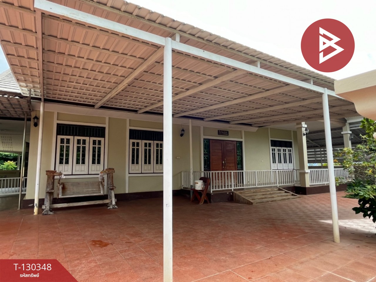 ขายบ้านเดี่ยวชั้นเดียวพร้อมสวนผลไม้ เนื้อที่ 1 ไร่ บ้านโป่ง ราชบุรี บรรยากาศบ้านสวน 6