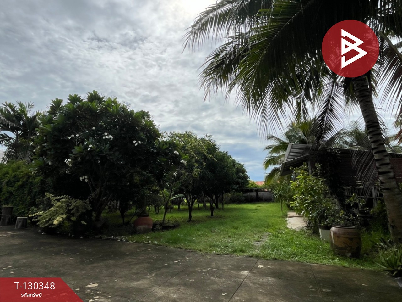 ขายบ้านเดี่ยวชั้นเดียวพร้อมสวนผลไม้ เนื้อที่ 1 ไร่ บ้านโป่ง ราชบุรี บรรยากาศบ้านสวน 12