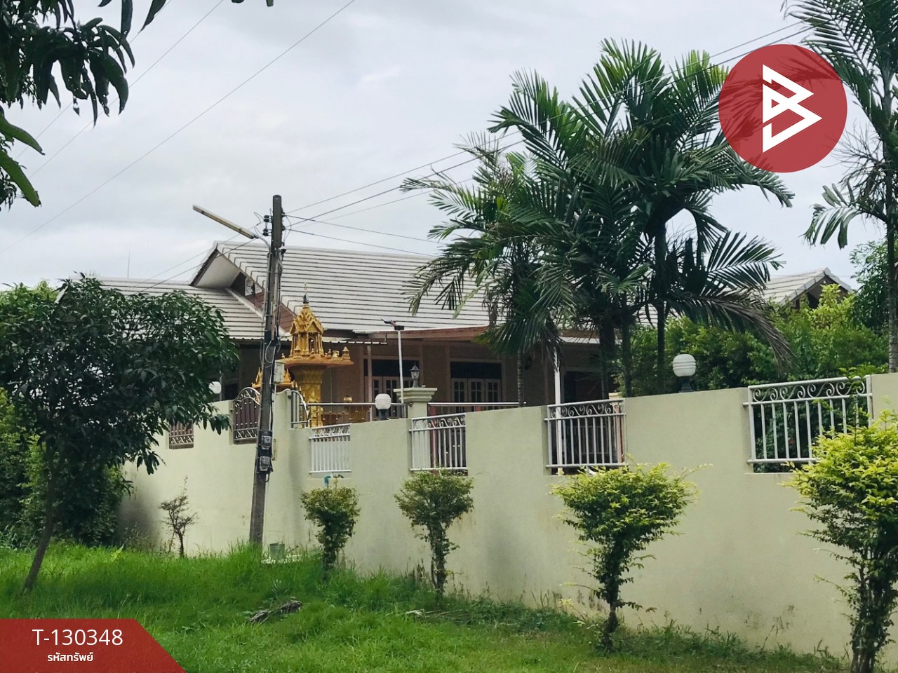 ขายบ้านเดี่ยวชั้นเดียวพร้อมสวนผลไม้ เนื้อที่ 1 ไร่ บ้านโป่ง ราชบุรี บรรยากาศบ้านสวน 2