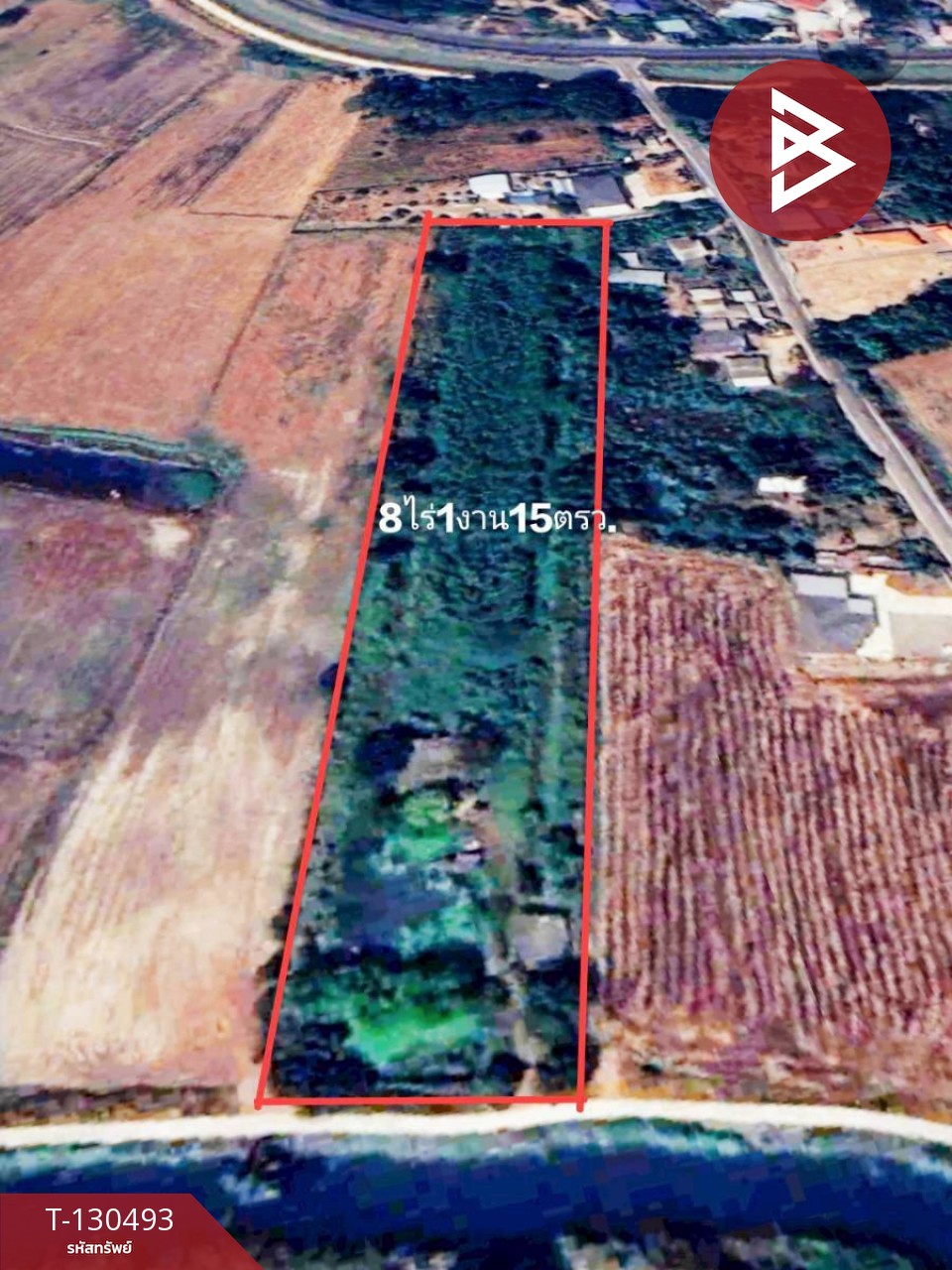 ขายที่ดินพร้อมสิ่งปลูกสร้าง เนื้อที่ 8 ไร่ 1 งาน 15 ตารางวา วัดบ้านปูน มหาราช พระนครศรีอยุธยา 15