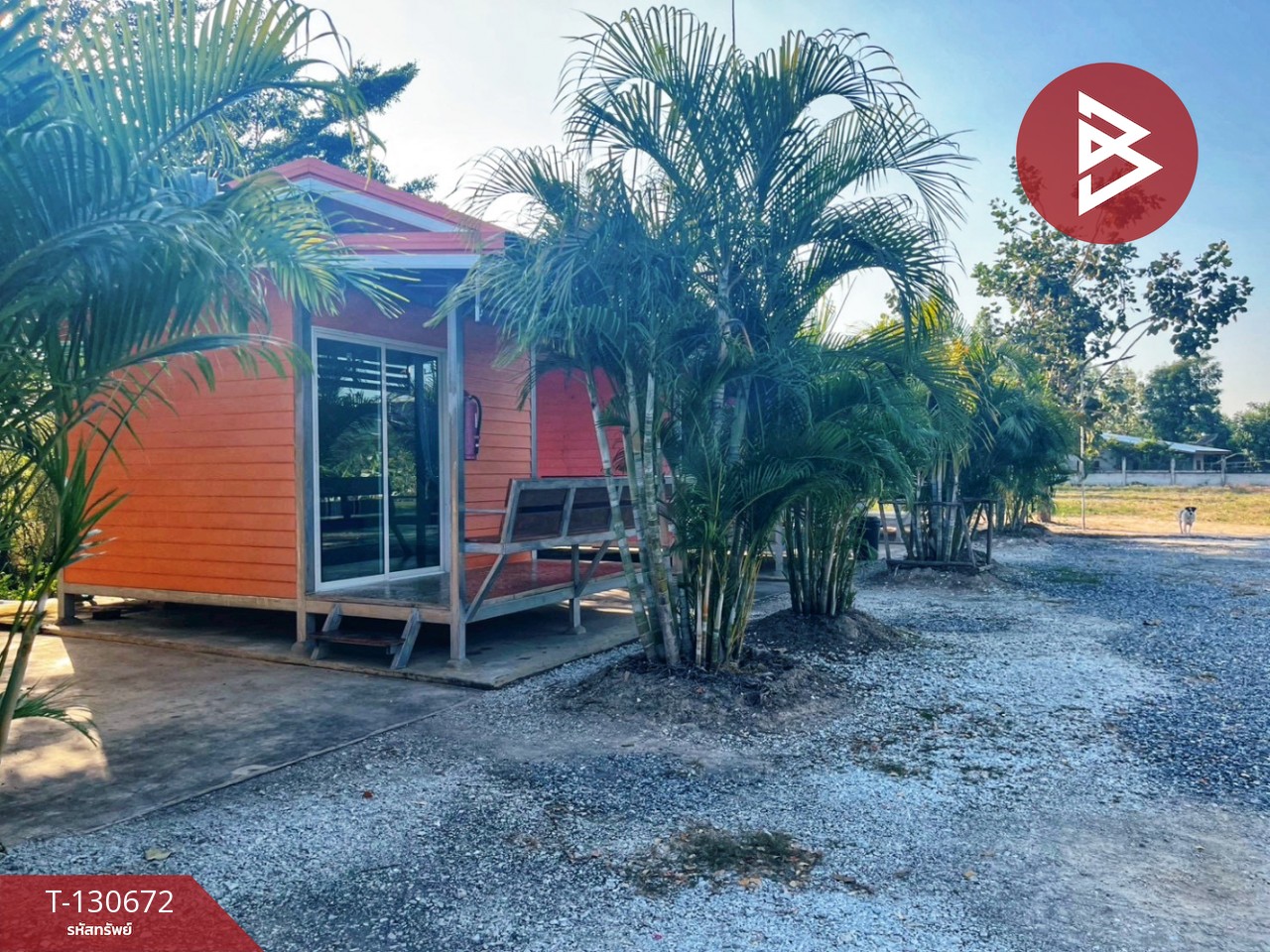 ขายรีสอร์ท เนื้อที่ 2 ไร่ อ.วัดสิงห์ จ.ชัยนาท ทำเลดี ติดถนน 4