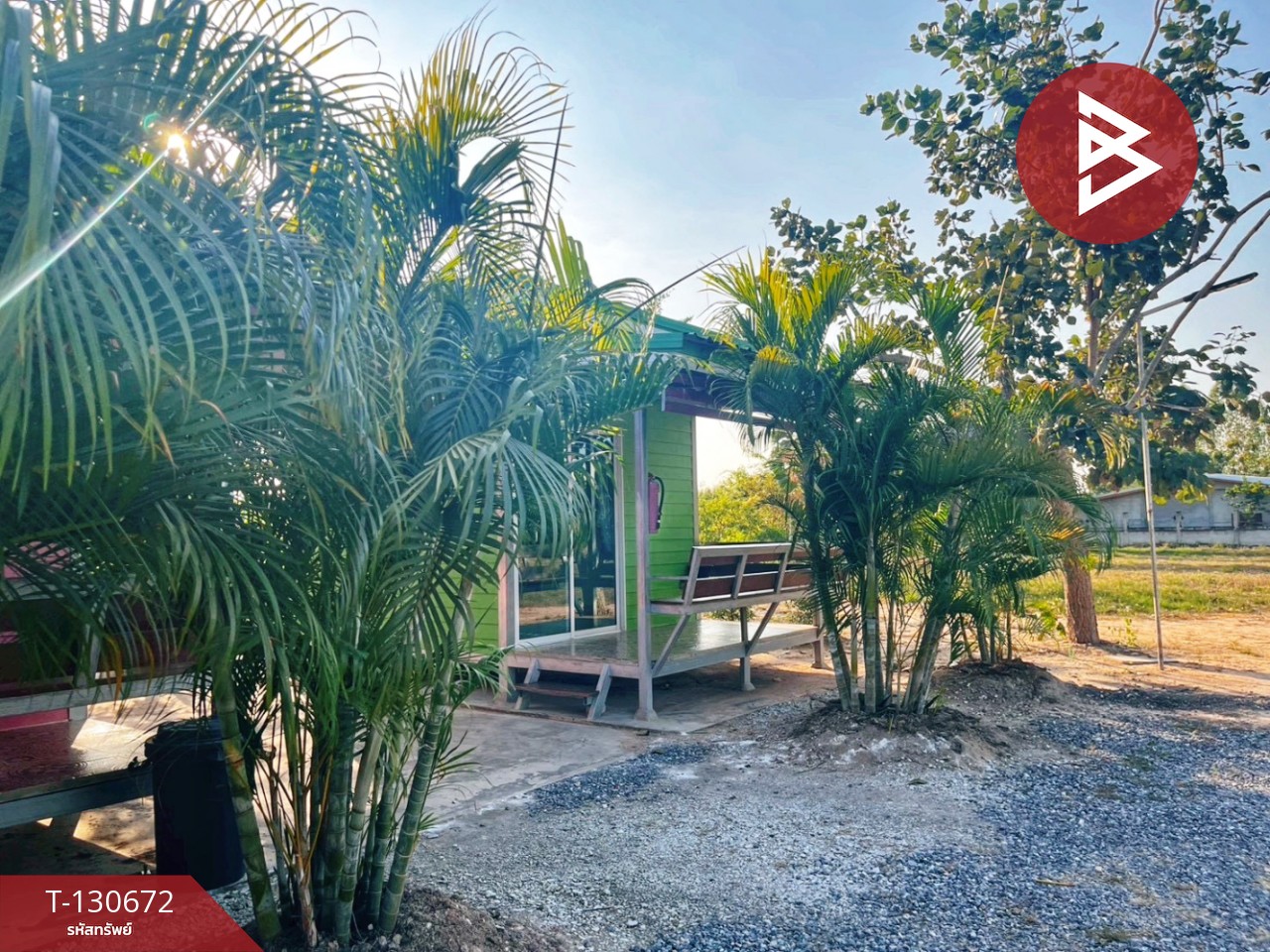 ขายรีสอร์ท เนื้อที่ 2 ไร่ อ.วัดสิงห์ จ.ชัยนาท ทำเลดี ติดถนน 7