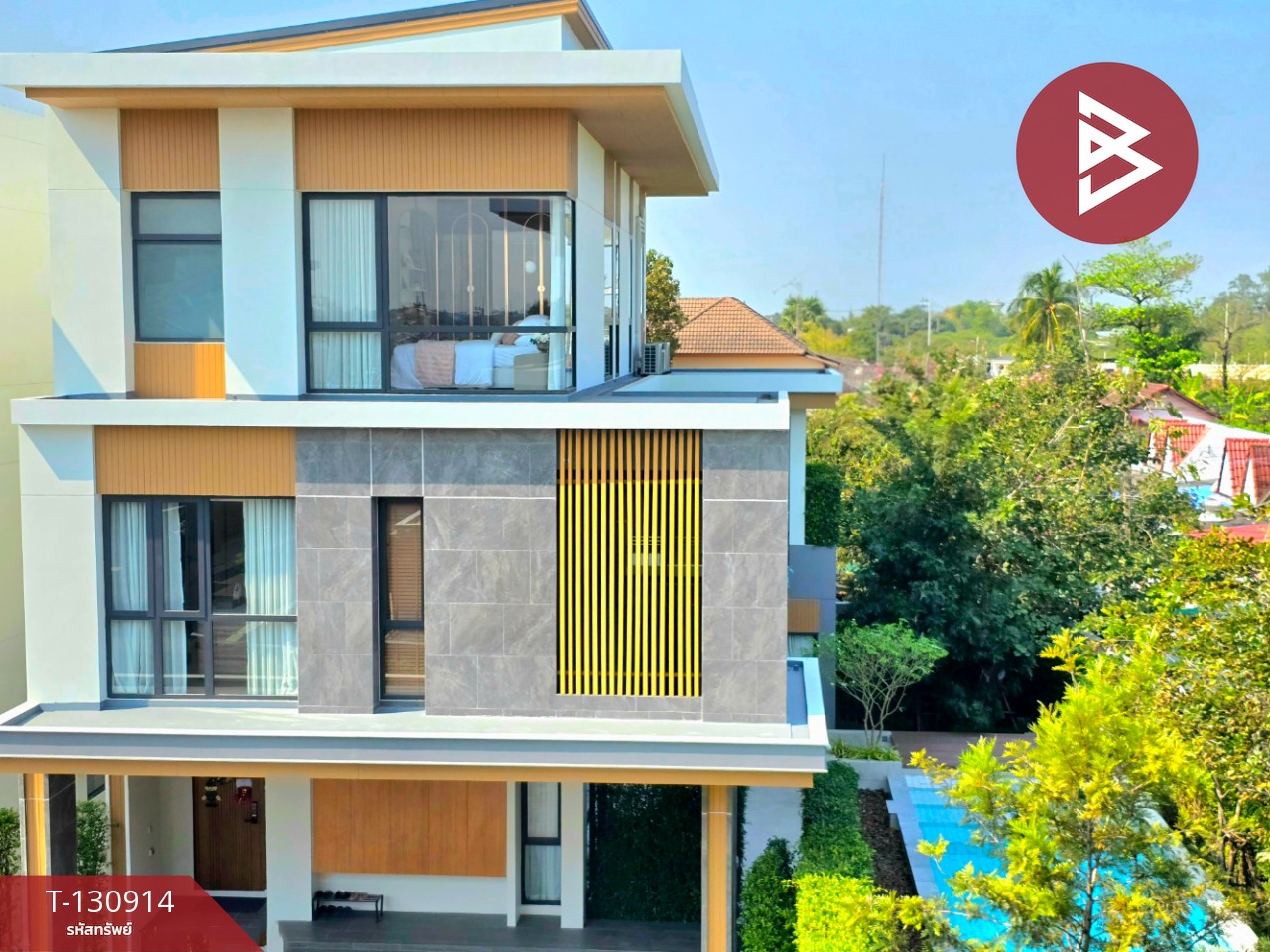 ขายด่วนบ้านเดี่ยวสุดหรู 3 ชั้น โครงการศิลป์ลำพยา นครปฐม 2