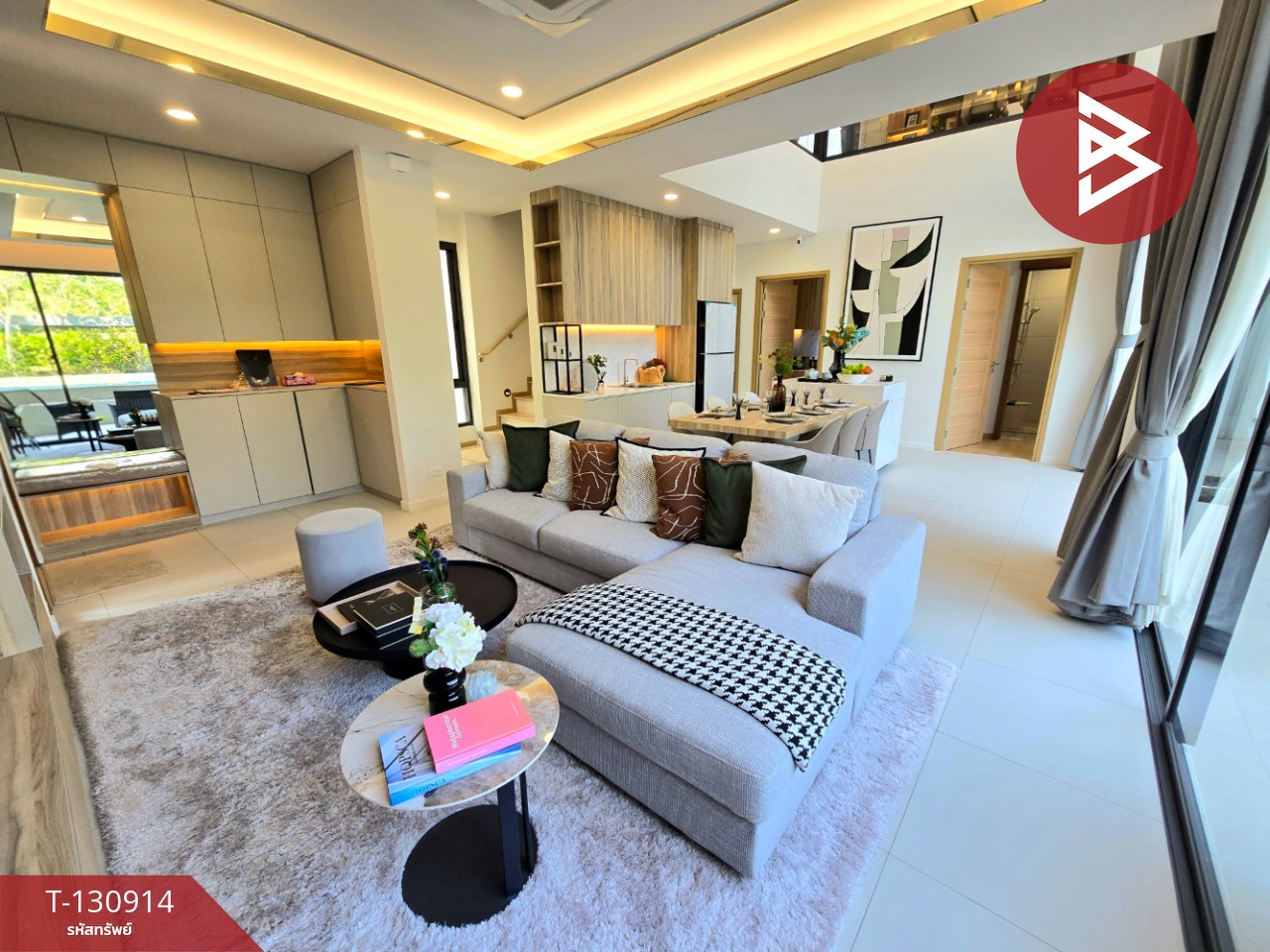 ขายด่วนบ้านเดี่ยวสุดหรู 3 ชั้น โครงการศิลป์ลำพยา นครปฐม 6