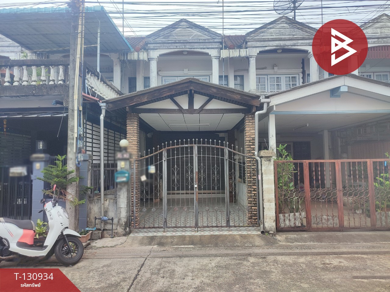 ขายทาวน์เฮ้าส์ เนื้อที่ 18 ตารางวา หมู่บ้านทรายทอง จันทบุรี 1