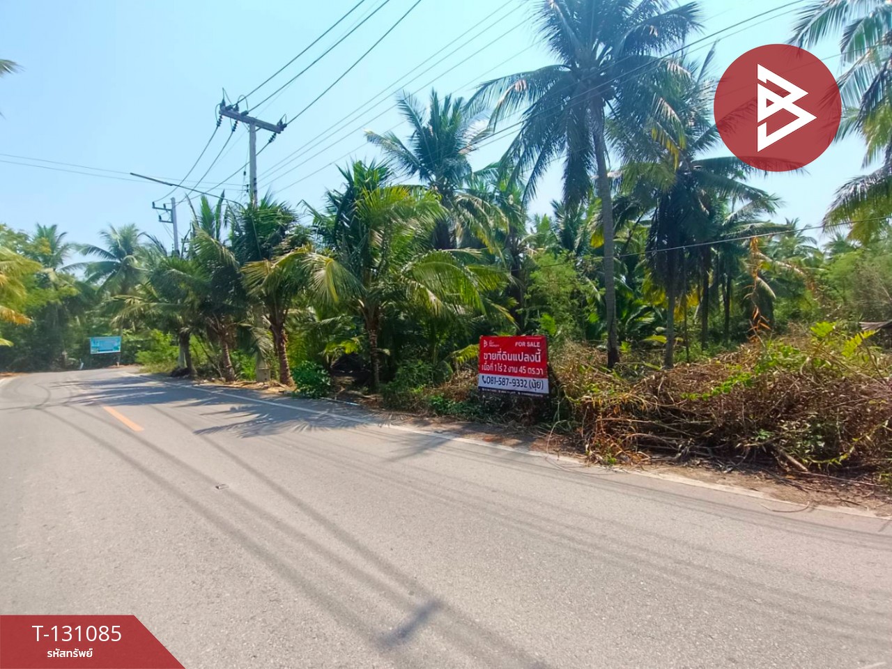 ขายที่ดิน เนื้อที่ 1 ไร่ 2 งาน 45 ตร.วา นางตะเคียน สมุทรสงคราม 3