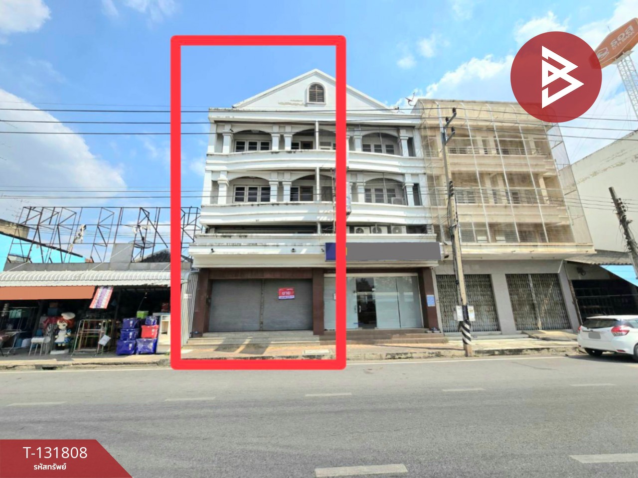 ขายอาคารพาณิชย์ 5 ชั้น เนื้อที่ 54.7 ตารางวา บ้านโป่ง ราชบุรี 1