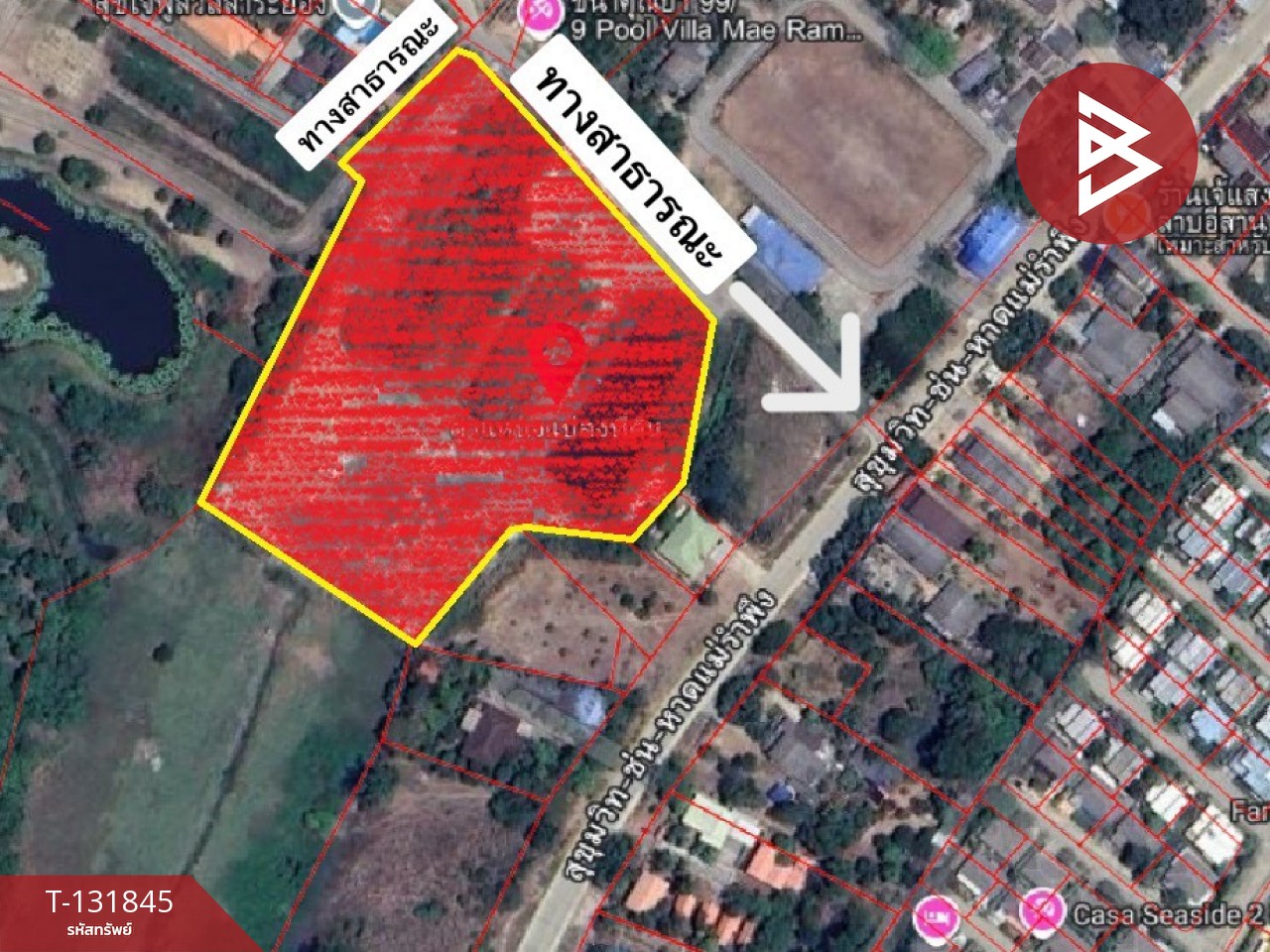ขายที่ดิน เนื้อที่ 9 ไร่ 2 งาน 94.5 ตารางวา จ.ระยอง ทำเลทอง ใกล้หาดแม่รำพึง 12