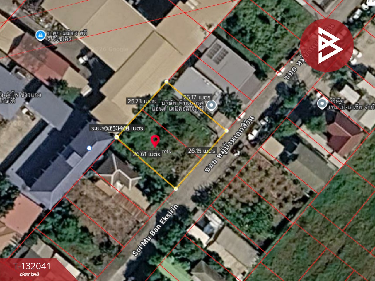 ขายที่ดิน ในหมู่บ้านเอกสิริน เนื้อที่ 1 งาน 67.9 ตร.วา บางบัวทอง นนทบุรี 9