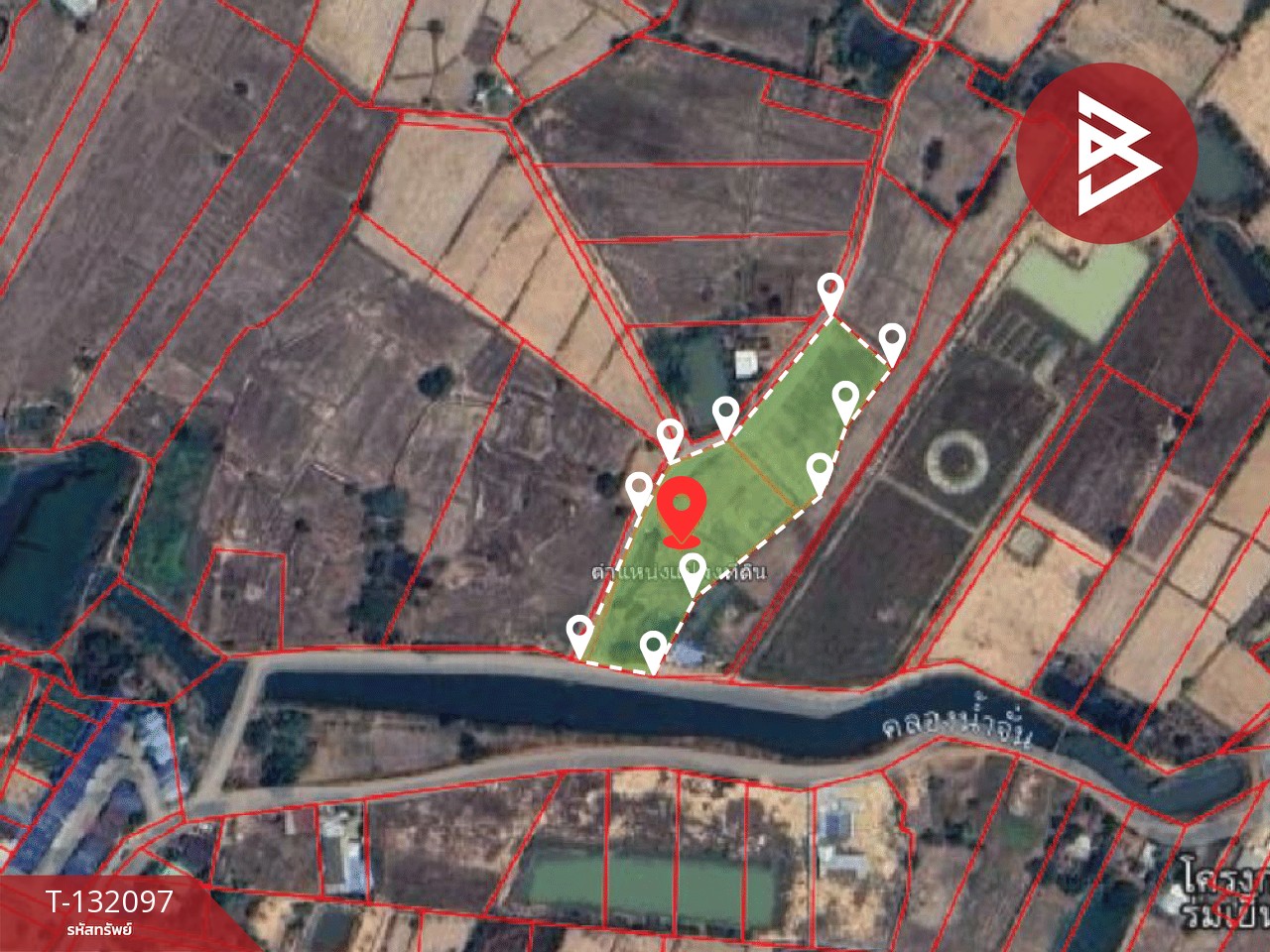 ขายที่ดิน เนื้อที่ 4 ไร่ 1 งาน 88.1 ตารางวา บ้านฝาง ขอนแก่น ทำเลดี ใกล้ชุมชน 7