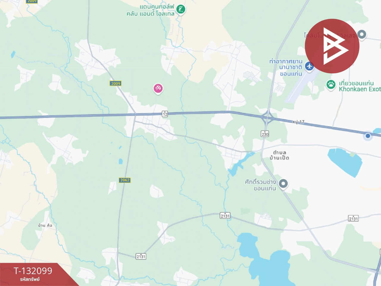 ขายที่ดินแปลงใหญ่ เนื้อที่ 6 ไร่ 2 งาน 80.8 ตารางวา บ้านฝาง ขอนแก่น ทำเลสงบ 11
