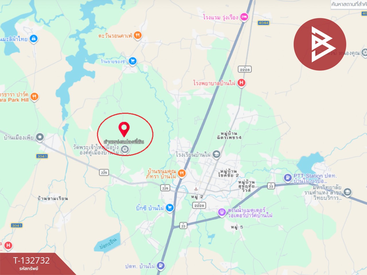 ขายที่ดิน เนื้อที่ 3 ไร่ 3 งาน 96 ตารางวา อ.บ้านไผ่ ขอนแก่น ทำเลดี ติดถนน 2 ด้าน 15