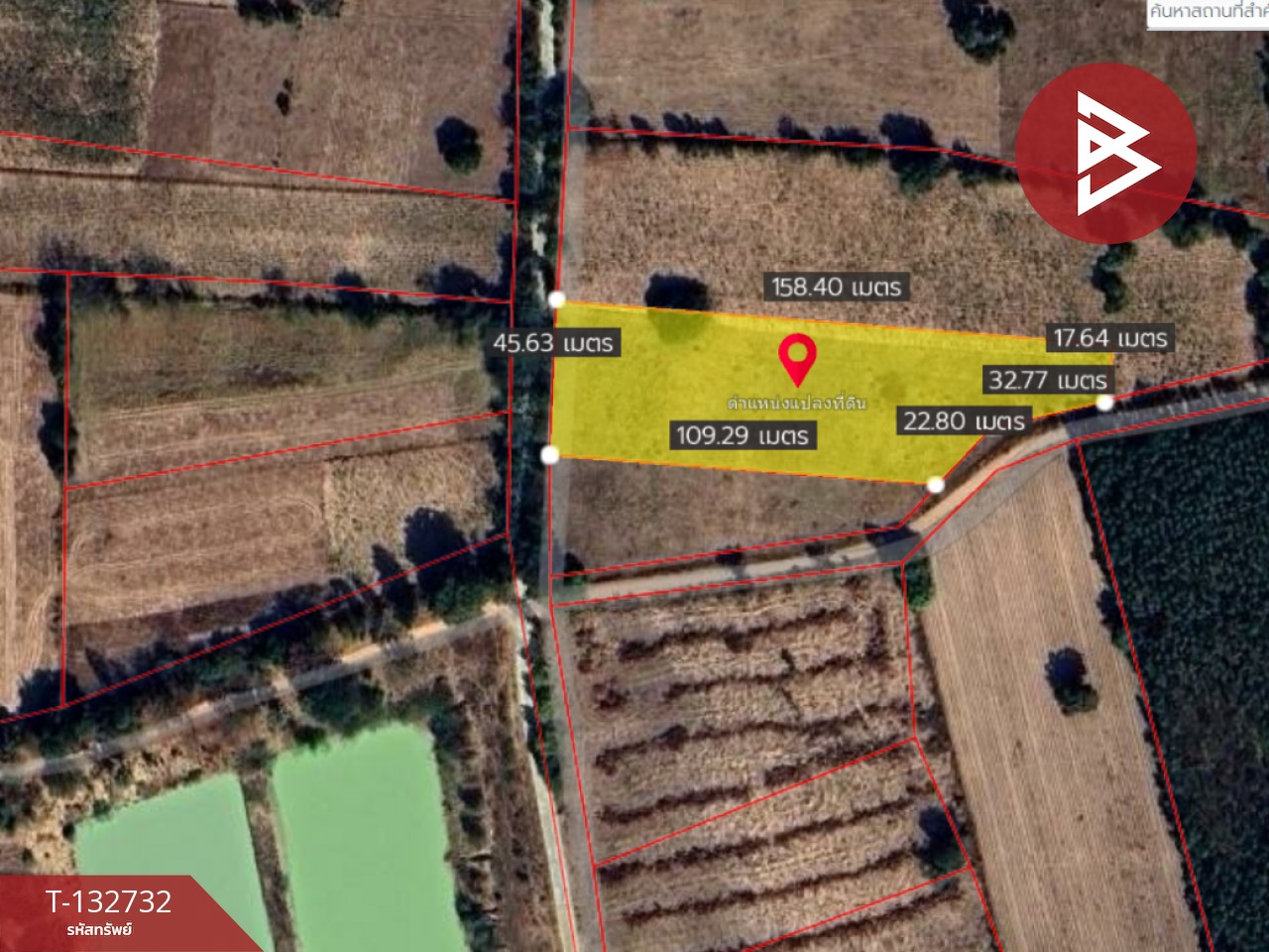 ขายที่ดิน เนื้อที่ 3 ไร่ 3 งาน 96 ตารางวา อ.บ้านไผ่ ขอนแก่น ทำเลดี ติดถนน 2 ด้าน 13