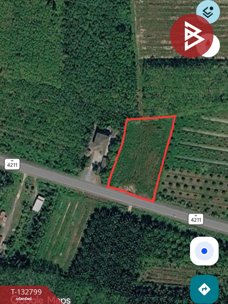 ขายที่ดิน เนื้อที่ 2 ไร่ 2 งาน 3 ตร.วา นาบอน นครศรีธรรมราช 8