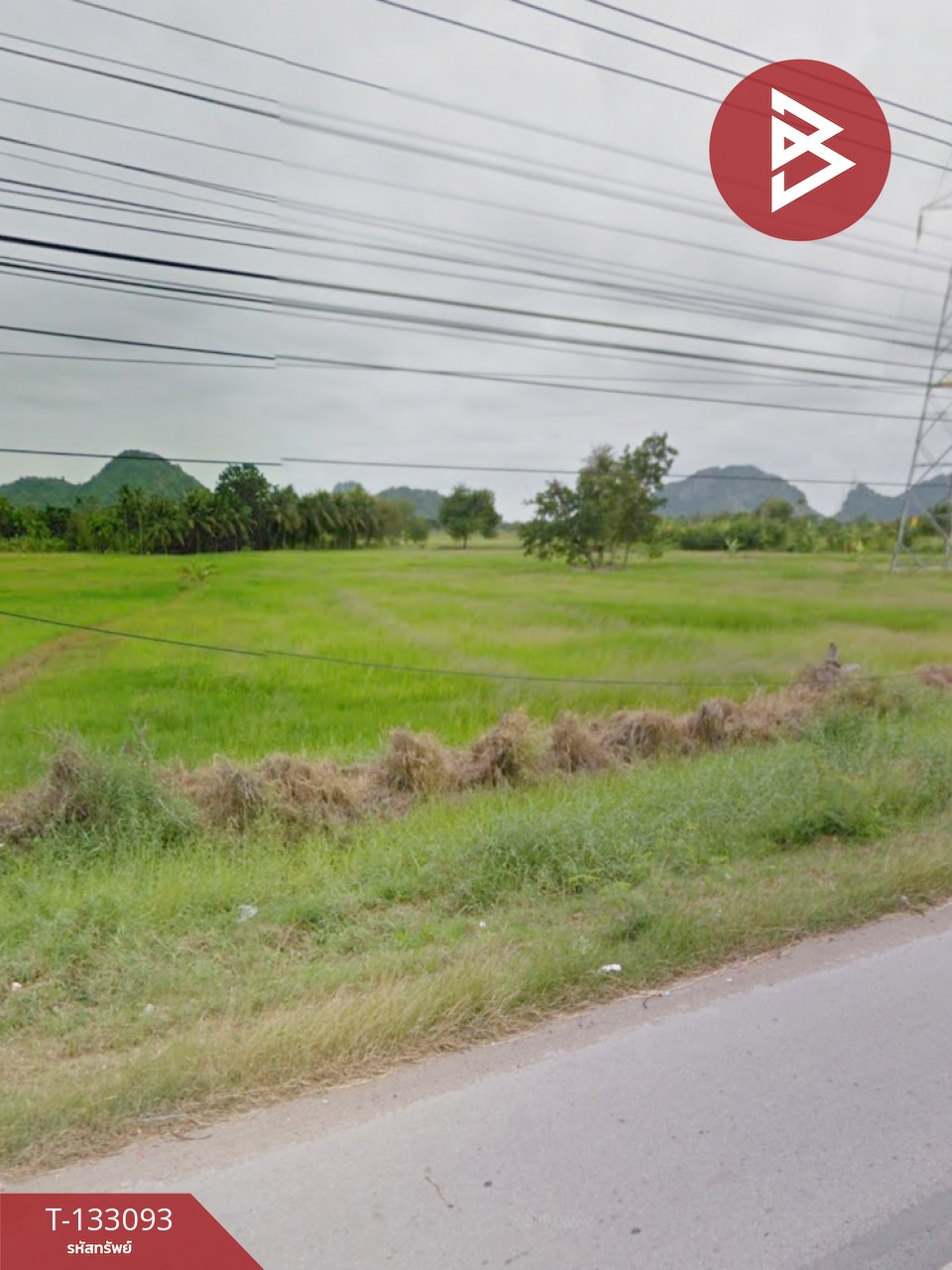 ขายที่ดิน เนื้อที่ 22 ไร่ 2 งาน 75 ตร.วา ชะอำ เพชรบุรี ติดถนนชะอำ 4