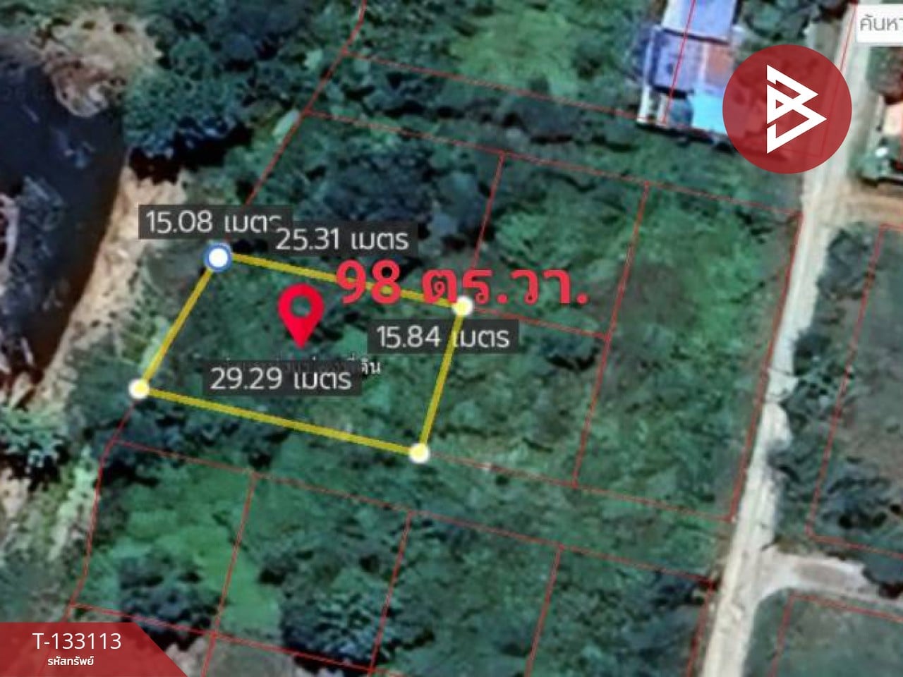 ขายที่ดิน เนื้อที่ 98 ตารางวา อ.บ้านโพธิ์ ฉะเชิงเทรา 3