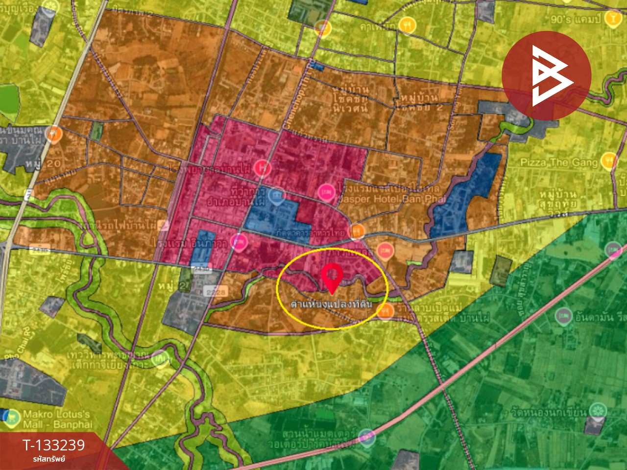 ขายห้องแถวชั้นเดียว เนื้อที่ 1 งาน 40 ตร.วา บ้านไผ่ ขอนแก่น 12