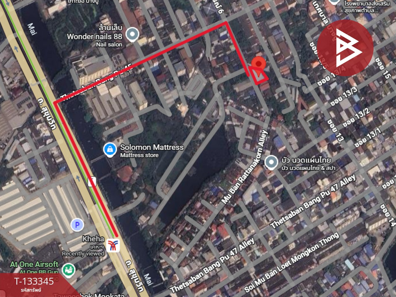 ขาย/เช่าที่ดินพร้อมสิ่งปลูกสร้าง เนื้อที่ 1 งาน 40 ตร.วา ท้ายบ้าน สมุทรปราการ 6