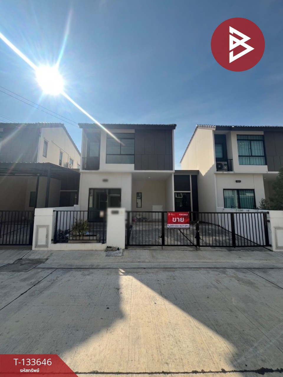 ขายบ้านแฝด หมู่บ้านพฤกษา พระราม 2-พันท้ายนรสิงห์ สมุทรสาคร 1