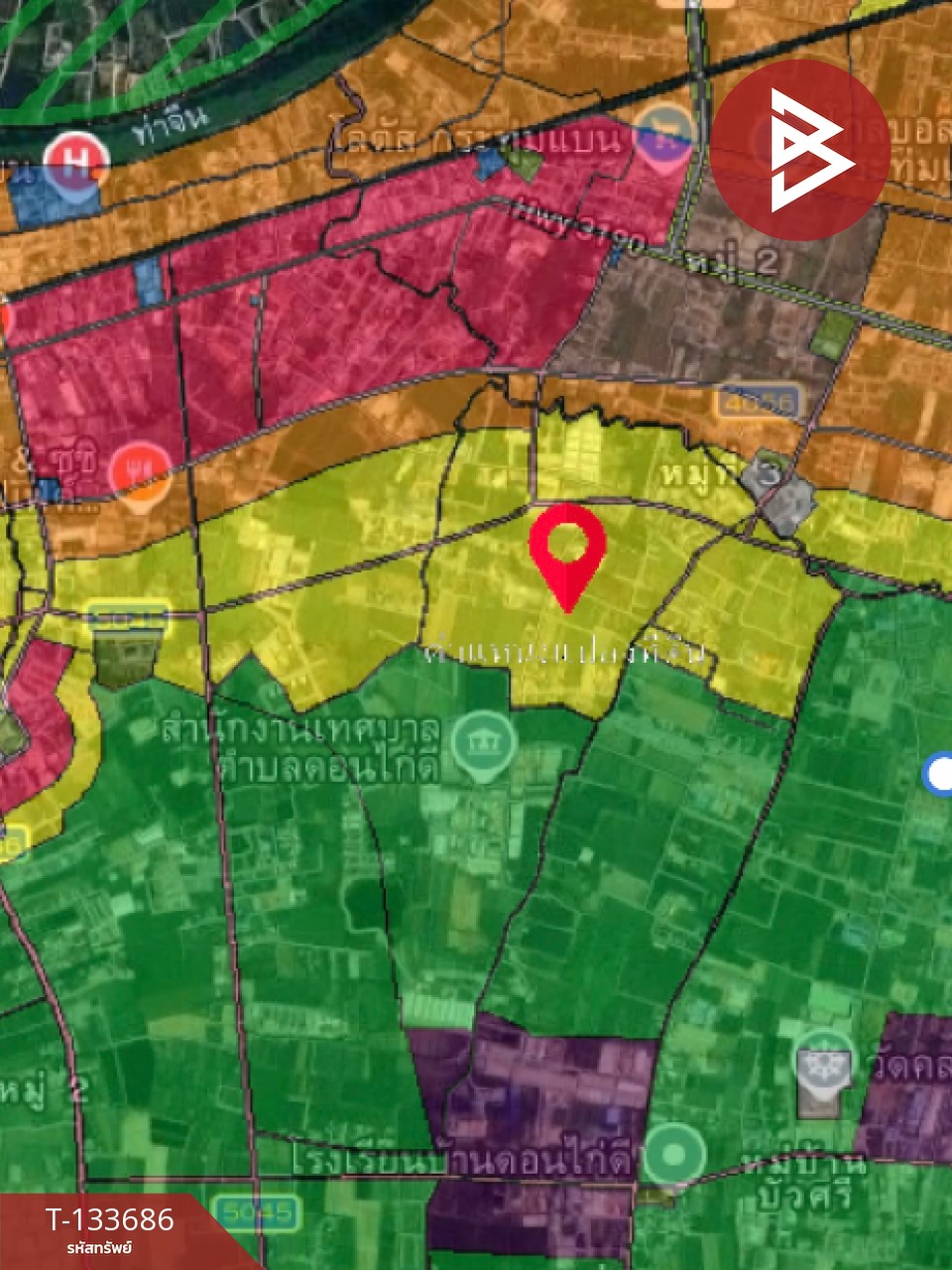 ขายที่ดิน เนื้อที่ 2 ไร่ 2 งาน กระทุ่มแบน สมุทรสาคร 7