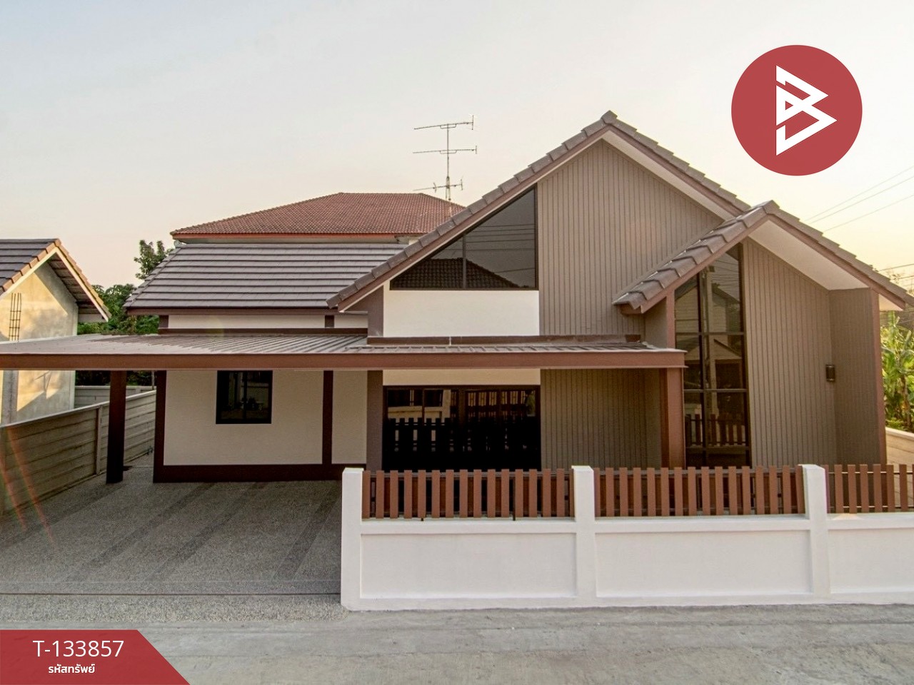 ขายบ้านเดี่ยวชั้นเดียว มี 2 หลัง เนื้อที่ 40 ตร.วา ธรรมศาลา นครปฐม 1