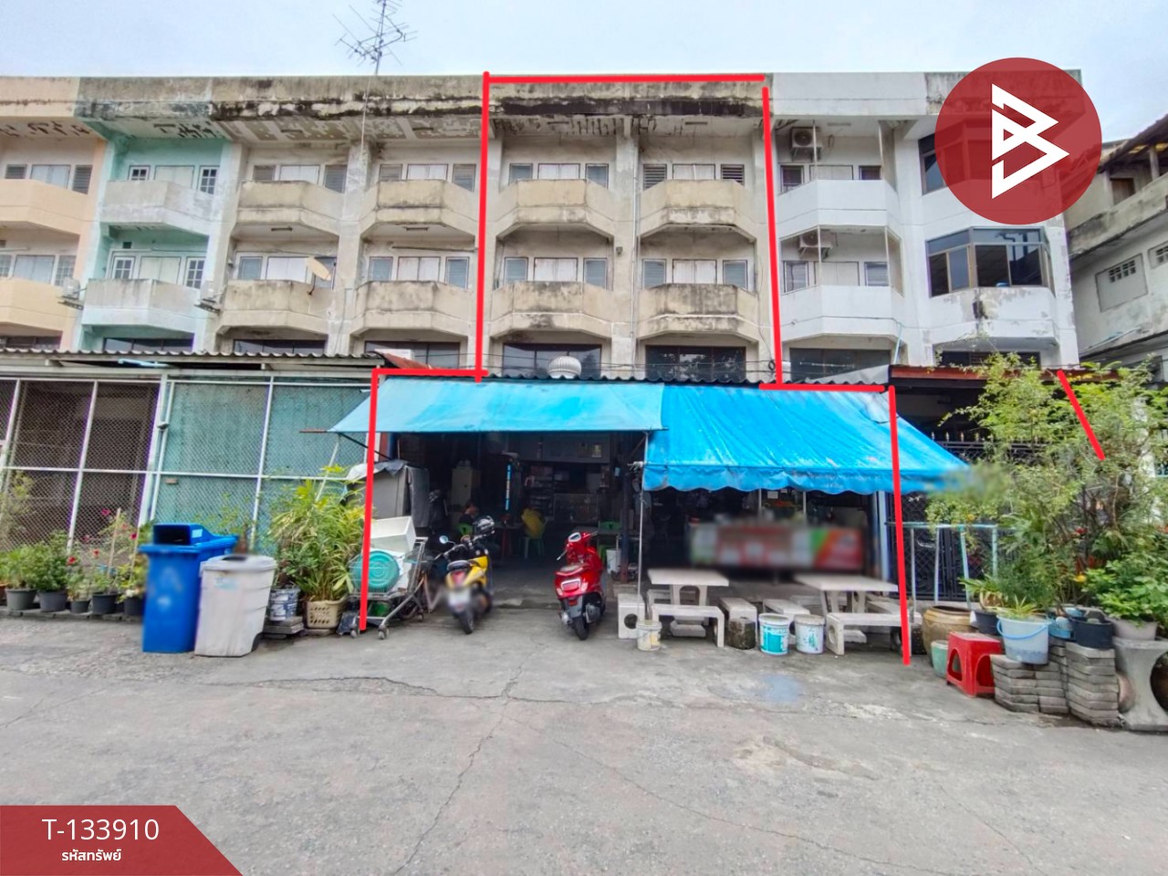 ขายอาคารพาณิชย์ 2 คูหา 4 ชั้น ซ.ด่านสำโรง 48/2 สำโรงเหนือ สมุทรปราการ 1