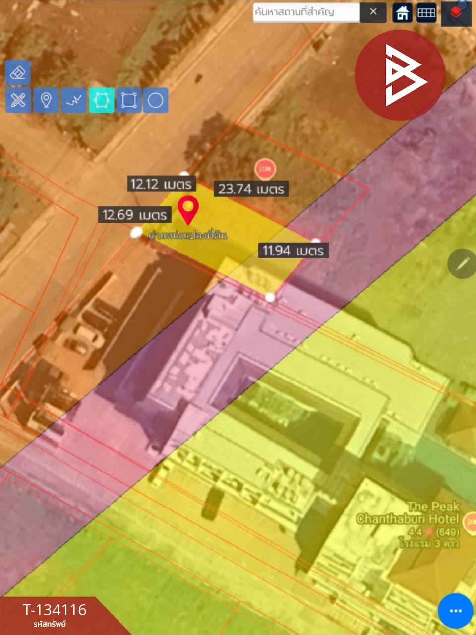 ขายที่ดิน เนื้อที่ 75.6 ตร.วา วัดใหม่ จันทบุรี 13