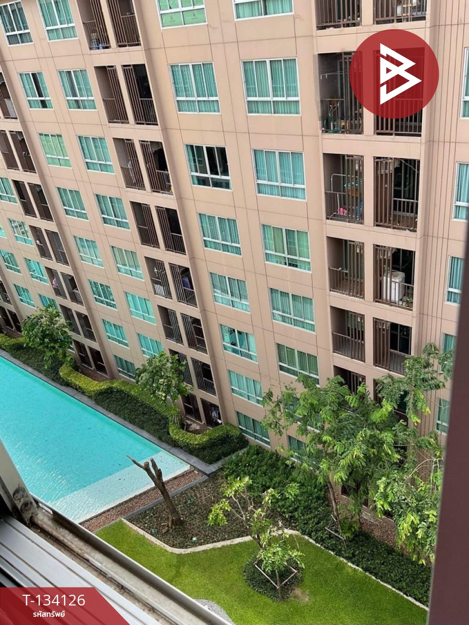 ขายคอนโด ดีคอนโด แคมปัส กำแพงแสน (Dcondo Campus KamphaengSean) นครปฐม วิวสระว่ายน้ำ 4